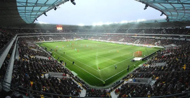 photo  le stade, lors de l’inauguration en janvier 2011.  &copy;  archives ouest france 