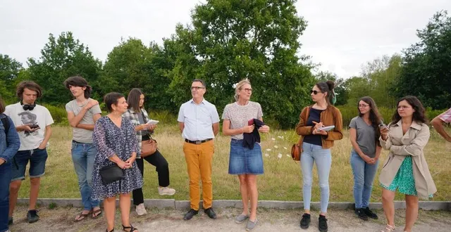 photo  c’est la fin du chantier, ce mercredi 27 juillet 2022, à aubigné-racan.  &copy;  dr 