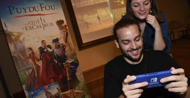 photo  les épesses (vendée), vendredi 29 juillet 2022. édité par microids, « puy du fou : la quête d’excalibur » s’adresse aux enfants et aux familles.  &copy;  co – laurent combet 