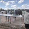 photo  journée découverte des courses hippiques pour plus de 150 élus à l’hippodrome du mans (sarthe), ce samedi 30 juillet 2022. 
