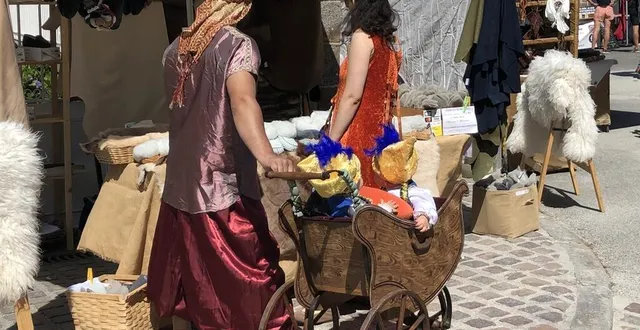 photo  certains visiteurs se sont déguisés pour l’occasion.  &copy;  ouest-france 