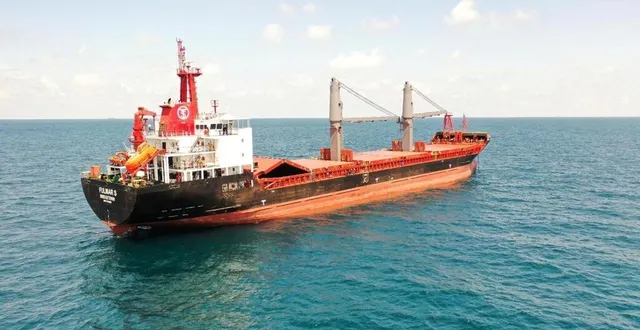 photo  le cargo fulmar s, battant pavillon de la barbade, en mer noire, au nord du détroit du bosphore, à istanbul, en turquie, le 5 août 2022.  &copy;  mehmet emin caliskan / reuters 