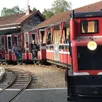 photo  semur-en-vallon, samedi 14 mai 2022. avant de rejoindre le muséotrain, il faut prendre le petit train pendant une vingtaine de minutes. 