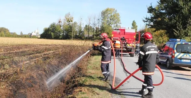 photo  plusieurs interventions ce mardi 2 août sur des feux d’herbes sèches.  &copy;  archives illustration 