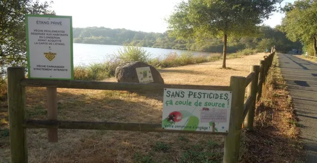 photo  l’étang du pavillon est un lieu prisé par les promeneurs, les pêcheurs et les oiseaux.  &copy;  ouest-france 
