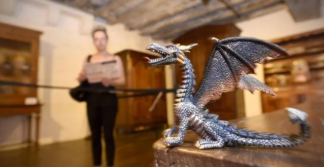 photo  une énigme sur les dragons au musée du donjon à niort.  &copy;  archives co 