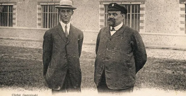 photo  wilbur wright et léon bollée se sont liés d’amitié. leur belle collaboration a été interrompue prématurément. wilbur est décédé en 1912 et léon en 1913.  &copy;  collection privée 