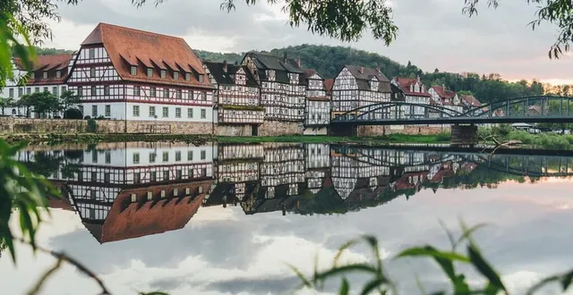 photo  la fulda vient traverser la ville.  &copy;  cercle jumelage argentan 