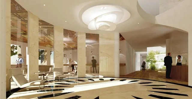 photo  le molière abritera le crédit mutuel anjou, mais aussi un tiers lieu, des appartements, un café, un restaurant et des espaces d’événementiel.  &copy;  sabh 