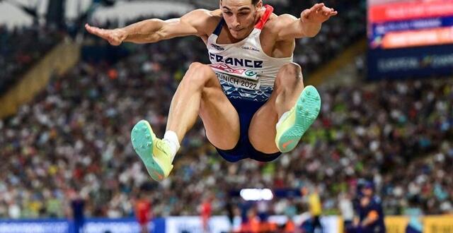 photo  jules pommery (longueur) a décroché la première médaille française aux championnats d’europe d’athlétisme. 