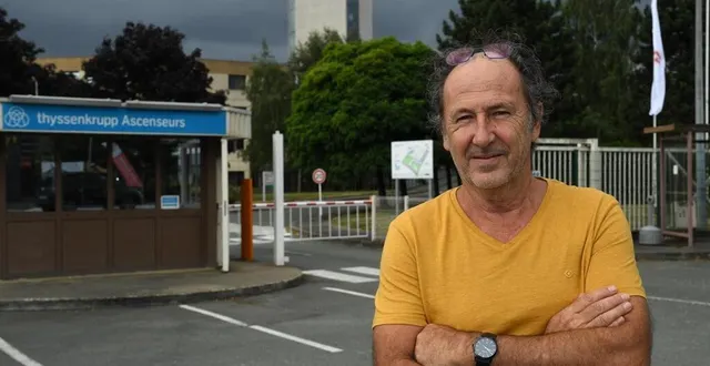 photo  angers, vendredi 24 juin 2022. désormais retraité, pascal bouet ne regrette rien de ses trois décennies chez thyssen.  &copy;  co – laurent combet 