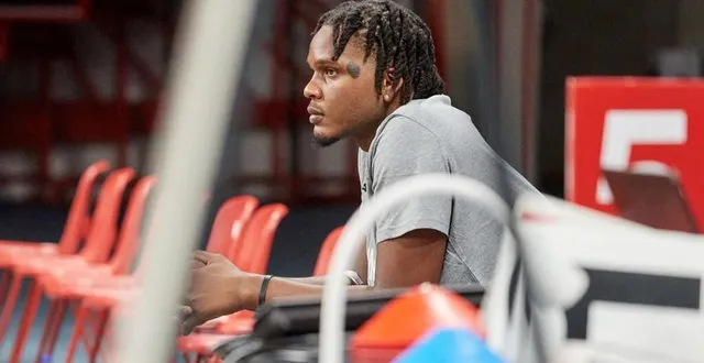 photo  le pivot josh carlton est la dernière recrue du msb.  &copy;  dominique breugnot 