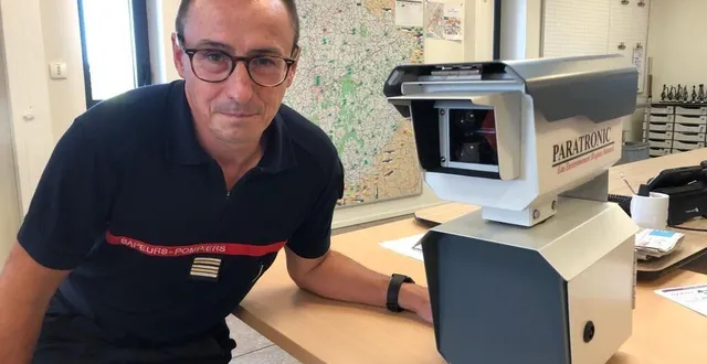 photo  le lieutenant-colonel rallu a participé au choix des lieux d’installation des caméras. elles couvrent tout le département depuis le mois de juillet.  &copy;  ouest-france 