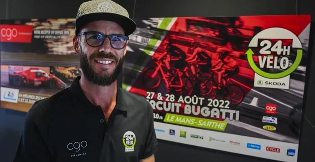 photo  le mans, jeudi 18 août 2022. romain gasnal, organisateur des 24 heures vélo.  &copy;  le maine libre – denis lambert 