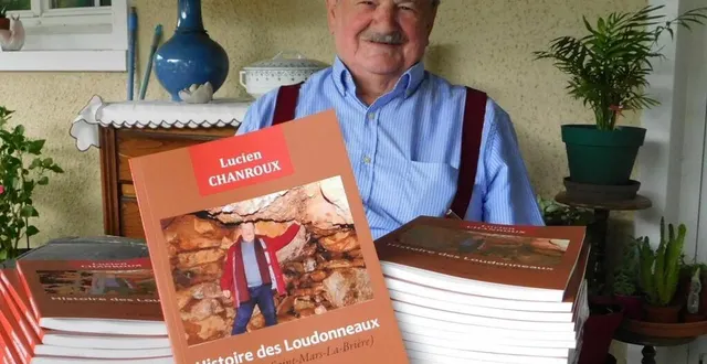 photo  lucien chanroux vient d’écrire et d’éditer un livre, « histoire des loudonneaux ».  &copy;  ouest-france 