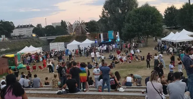 photo  les festivaliers étaient présents au premier événement organisé par l’association blue dog production les 4 et 5 septembre 2021 à l’île aux planches  &copy;  le maine libre 