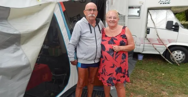 photo  mireille et serge s’installent ici de la fin mai jusqu’à la fin août.  &copy;  le maine libre 