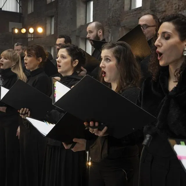 photo l’ensemble les métaboles se produira dans la basilique notre-dame-du-chêne, à vion.  ©  guillaume binet / myop