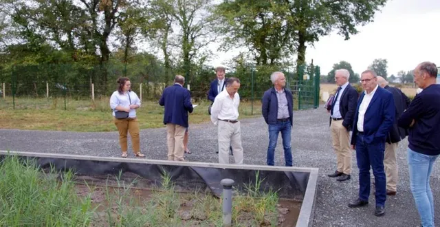 photo  la station d’épuration a été redimensionnée pour correspondre à l’évolution de la population.  &copy;  le maine libre 