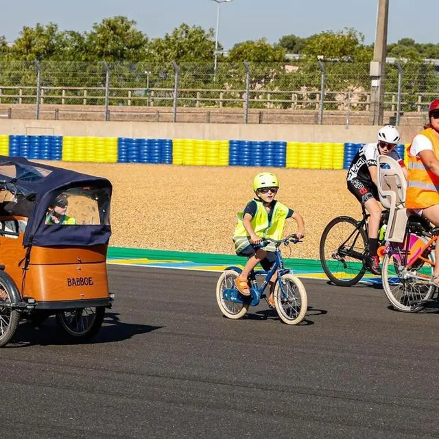 photo rouler en famille et en sécurité, voilà la recette de cette matinale le maine libre – la sarthe.  ©  le maine libre
