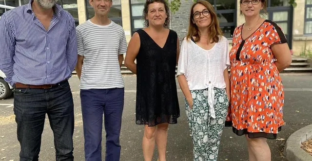 photo  jean-baptiste lalanne, coprésident de la fcpe 49, damien peltier, trésorier départemental, marina giet, présidente du conseil local de beaupréau et montrevault, florence prudhomme, coprésidente départementale et stéphanie kieffer, présidente du conseil local de saumur invitent les enseignants et les parents d’élèves à travailler ensemble sur cette nouvelle année scolaire.  &copy;  ouest-france 