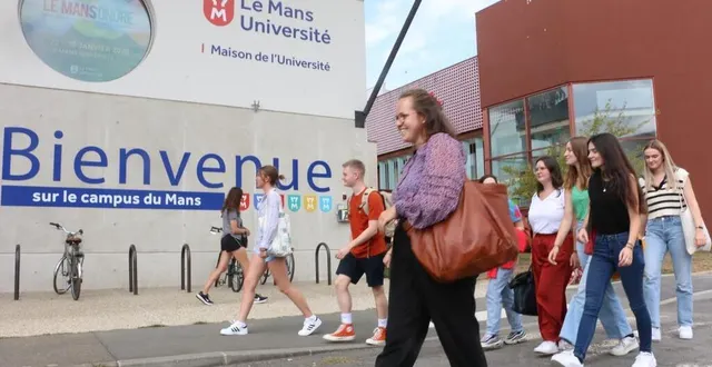 photo  jeudi 1er septembre 2022. les premiers étudiants commencent à arriver sur le campus de l’université du mans.  &copy;  ouest-france 