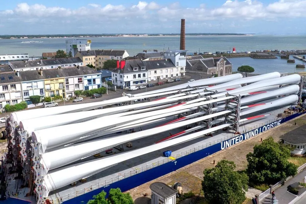 SaintNazaire. Dernier voyage pour le parc éolien « La fin de six