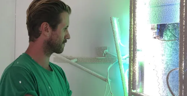 photo  rémi groussin, 34 ans, expose son travail à 2angles à flers, dans l’orne, du 3 septembre au 22 octobre 2022.  &copy;  ouest-france 