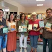 photo les bibliothécaires des communes concernées : muriel thomas (écommoy), manon geslin (moncé-en-belin), christine sarramiac (teloché et mulsanne), sylvie chauvelié (marigné-laillé) et nicolas morin (laigné-saint gervais).