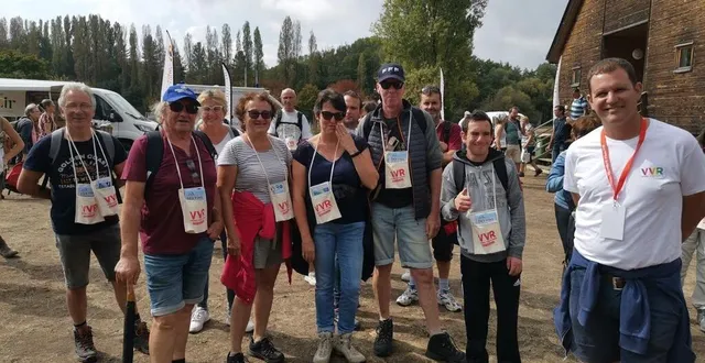 photo  huit vignerons ont encadré les huit randonnées découvertes.  &copy;  ouest-france 