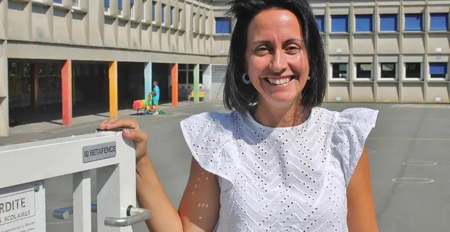 photo  anne-sophie delhommais, la nouvelle directrice de l’école saint-exupéry, à sablé-sur-sarthe.  &copy;  ouest-france 