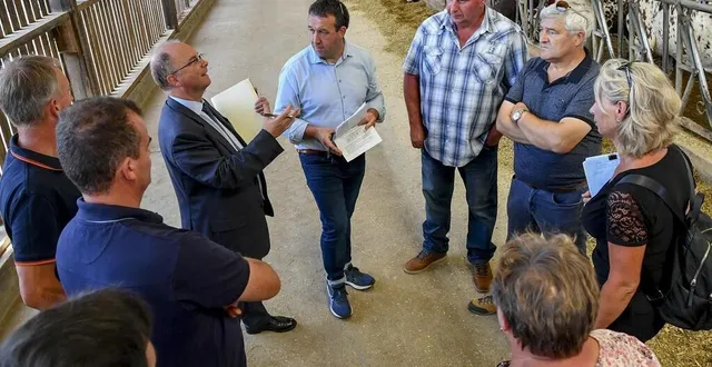 photo  les agriculteurs ont fait un état des lieux avant de demander au préfet que des mesures d’aides soient prises.  &copy;  le maine libre-yvon loue 