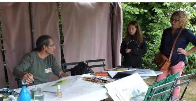 photo  dimanche, les amateurs pourront découvrir les techniques de l’aquarelle.  &copy;  archives ouest-france 