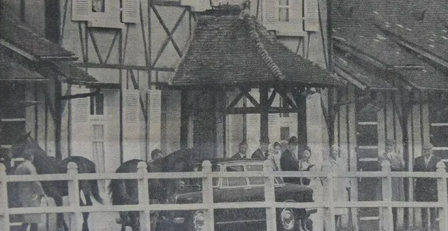 photo  la reine d’angleterre était propriétaire d’une jument, near-miss, au haras du mesnil dans la sarthe.   &copy;  archives le maine libre 