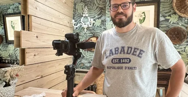 photo  kevin vaillant a créé son entreprise mémoire pleine en septembre 2022.  &copy;  le maine libre 