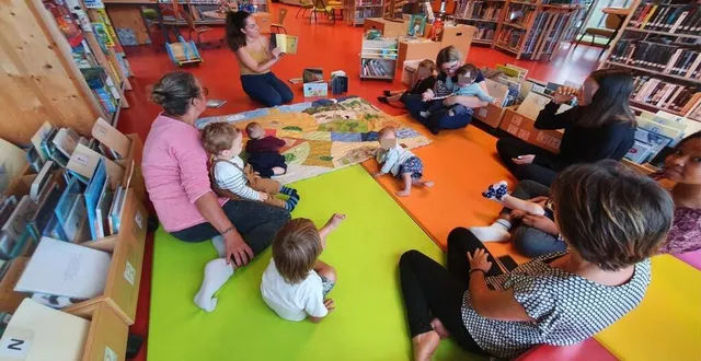 photo  il n’est jamais trop tôt pour initier les enfants à la lecture.  &copy;  ouest-france 