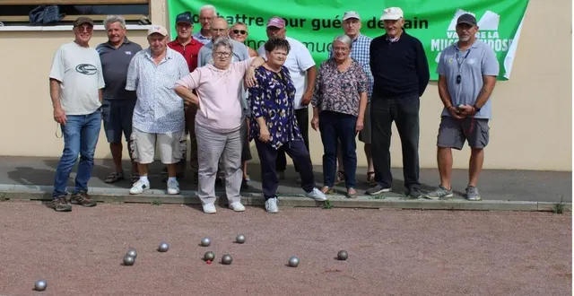 photo  l’association locale de générations mouvement a organisé son traditionnel concours de pétanque au profit des virades de l’espoir.  &copy;  ouest-france 