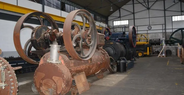 photo  des moteurs sont exposés au musée de l’énergie.  &copy;  ouest-france 