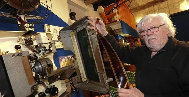 photo  andré clément se souvient des cadeaux, cigares ou tournevis, offerts par godard sur le tournage de « passion » en 1982.  &copy;  archives le maine libre – denis lambert 