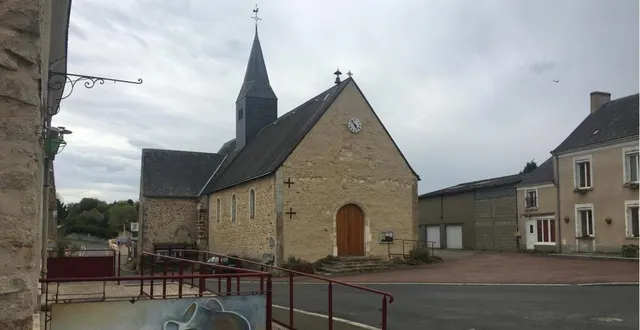 photo  une mise en scène de zoia skoropadenko attendra les visiteurs à l’église.  &copy;  ouest-france 