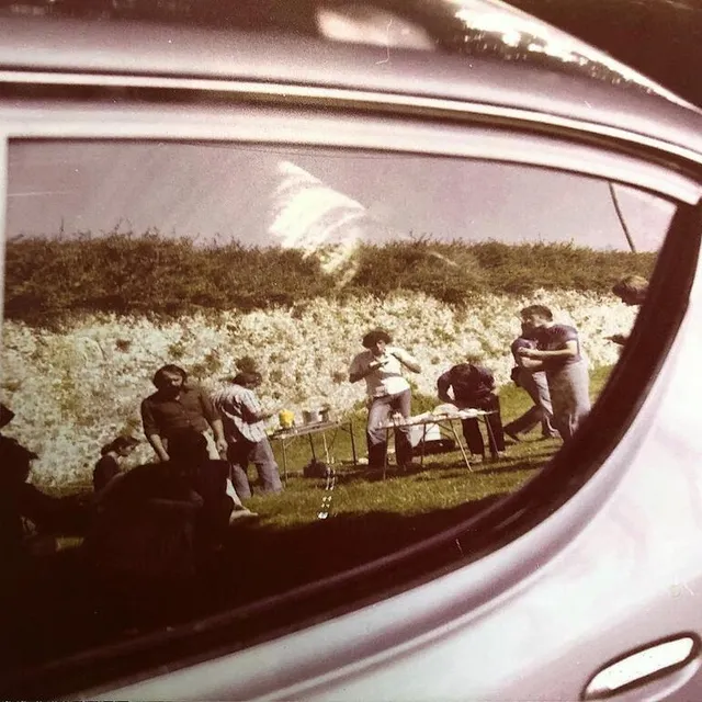 photo souvenir du tournage de « la ligature », film de gilles cousin, à l’abbaye de perseigne en 1978.  ©  gilles cousin