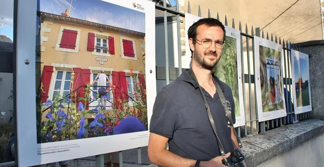 photo  loïc mouquet, photographe amateur de la chapelle d'aligné, termine premier du concours avec son cliché de la maison éclusière de juigné-sur-sarthe.  &copy;  ouest-france 