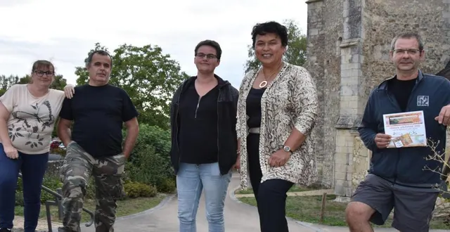 photo  micheline, alain, virginie, holly et yannick les piliers de l’association (christophe absent sur la photo).  &copy;  le maine libre 