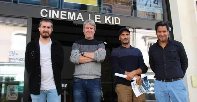 photo  florian plu-margueritte, jean-françois joly, directeur du kid, rashed m’dini et poll puebe pueyrredon, réalisateurs.  &copy;  ouest-france 