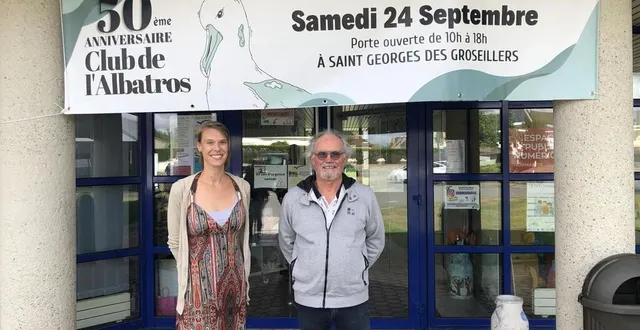 photo  laurette jouin, directrice, et gérard pincepoche, président de l’albatros de saint-georges-des-groseillers, dans l’orne.  &copy;  ouest-france 