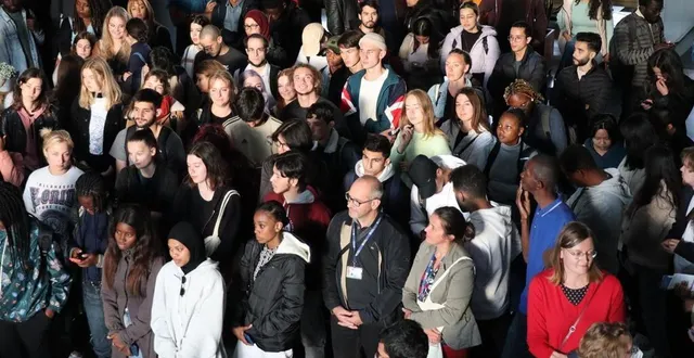 photo  le traditionnel pot d’accueil organisé pour les étudiants internationaux, à la maison de l’université, au mans (sarthe).  &copy;  ouest-france 