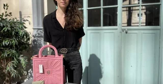 photo  clémence coupry, installée dans l’orne, confectionne des sacs et des accessoires de maroquinerie en matière végétale.  &copy;  ouest-france 