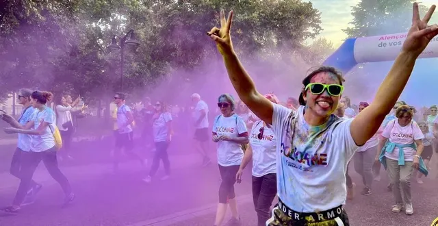 photo  le départ de la col’orne 2022 a été donné à 19 h 14 à alençon !  &copy;  ouest-france 