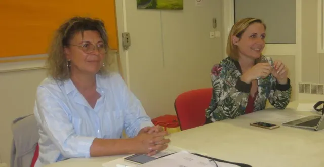 photo  christelle ropert caniaux, trésorière de l’accla (à gauche), et karène thébault, la présidente.  &copy;  ouest-france 