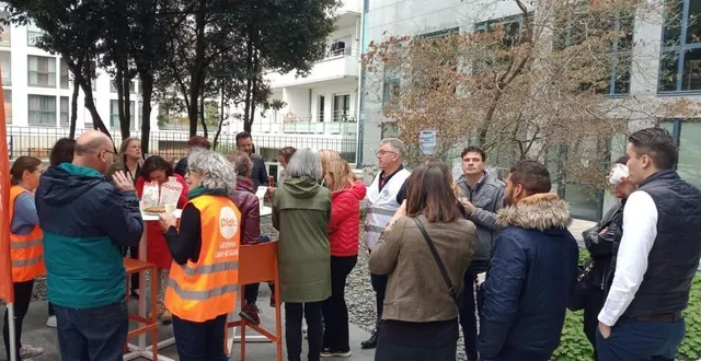 photo  le mouvement a été suivi dans tous le département, avec un piquet de grève à beaucouzé.  &copy;  dr 